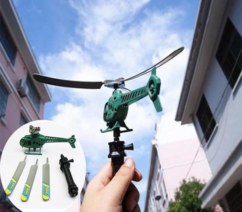 High Quality Handle Pull The Plane Aviation Funny Cute  Outdoor Toys For Children Baby Play Gift Model Aircraft Helicopter