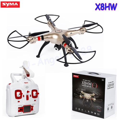 1pcs Syma X8HW WIFI FPV Real-time RC Helicopter Headless Drone With 1MP HD Camera 2.4Ghz 6 Axis Gyro Remote Control Quadcopter