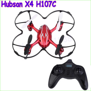 1pcs Hubsan X4 H107C 2.4G 4CH RC Helicopter Quadcopter With Camera RTF+Transmitter+Battery Mini Drones Remote Control Toys