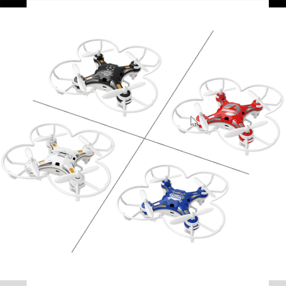 FQ777-124 Pocket Mini Drone 4CH 6Axis Gyro RC Quadcopter With Switchable Controller RTF RC Airplane  Random Color Delivery