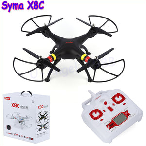 SYMA X8C X8 2.4G 4CH 6Axis Professional RC Drone Quadcopter With 2MP Wide Angle HD Camera Remote Control Helicopter