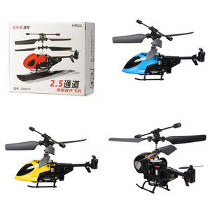 2017 Hot Sale Mini RC Quadcopt QS5013 2.5CH Micro RC Helicopter Transmitter Flying UFO Gyro Kid Children Toy