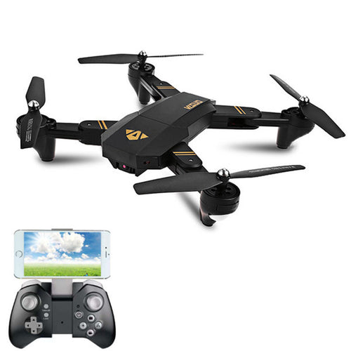 In Stock VISUO XS809W WIFI FPV RC Drone With 2MP HD Camera 6Axis Headless Mode Foldable Arm One Key Return Quadcopter RTF VS X5C